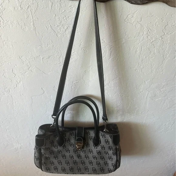 Dooney & Bourke Black and Gray Satchel - Picture 3 of 3